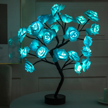 Rozen Kerstboom met LED Verlichting