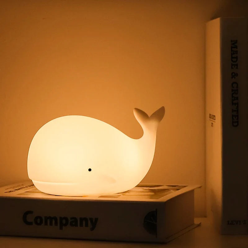 Walvis Nachtlampje Kleurverandering Schattig Kinderslaapkamer - Mode Vibes