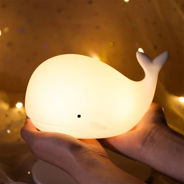 Walvis Nachtlampje Kleurverandering Schattig Kinderslaapkamer
