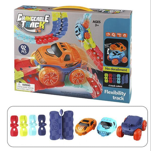 Magnetische Autobaan Speelset met Voertuigen
