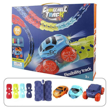 Magnetische Autobaan Speelset met Voertuigen