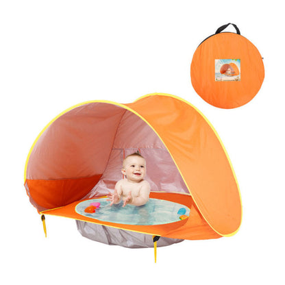Babytent met UV-bescherming en Speelzwembad voor Buiten