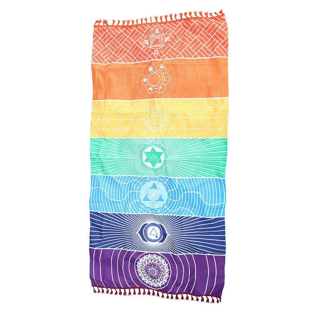 Yogakleed Met Chakra Symboolen voor Balans en Harmonie