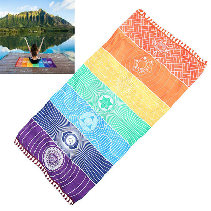 Yogakleed Met Chakra Symboolen voor Balans en Harmonie