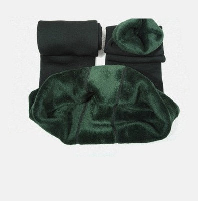 Dames Fleece Legging Zacht Warm voor Winter
