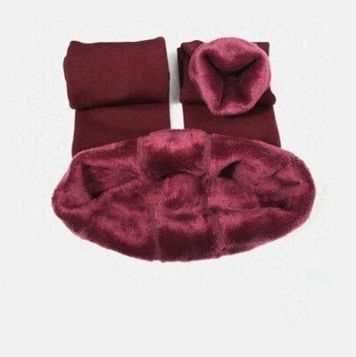 Dames Fleece Legging Zacht Warm voor Winter