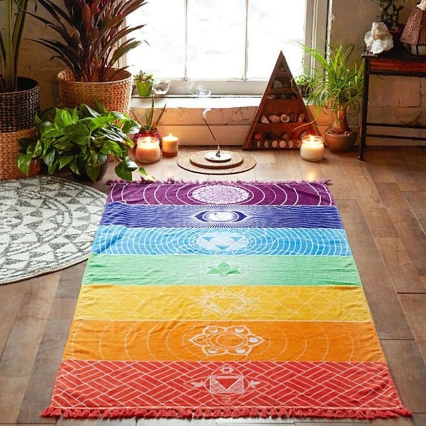 Yogakleed Met Chakra Symboolen voor Balans en Harmonie - Mode Vibes