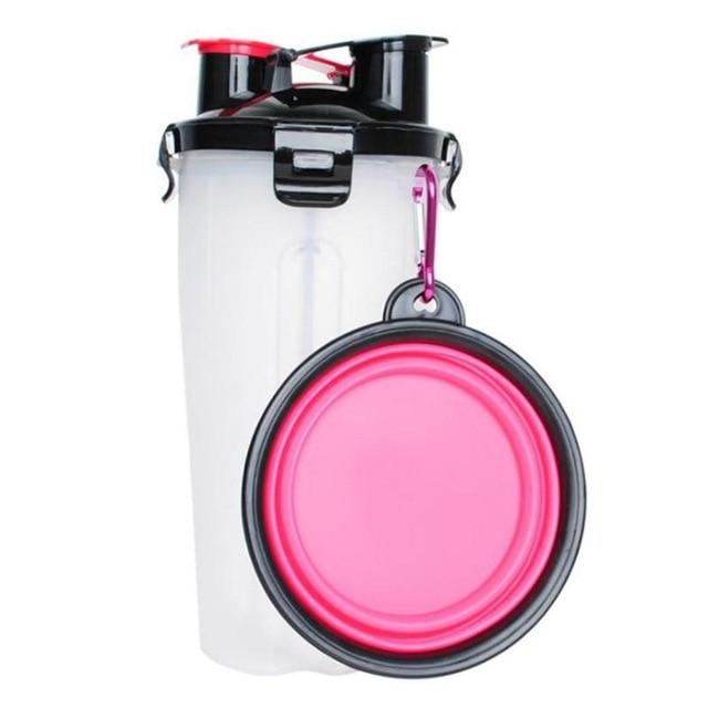 Reiscup met Voerbak 2-in-1 voor Honden