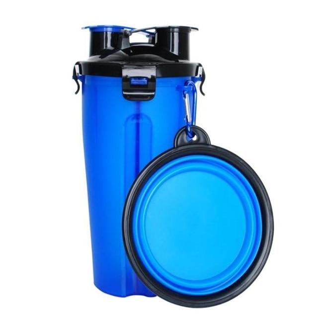 Reiscup met Voerbak 2-in-1 voor Honden