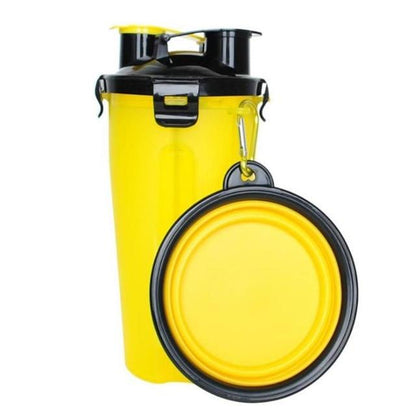 Reiscup met Voerbak 2-in-1 voor Honden