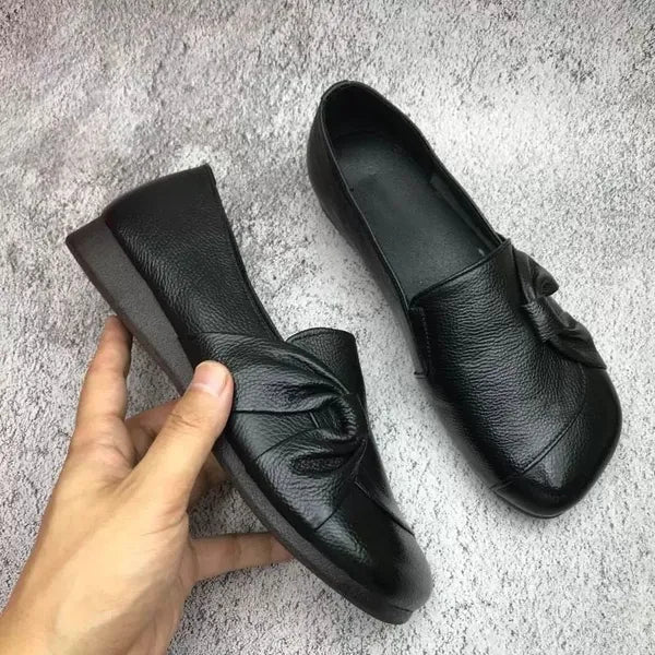 Dameschoenen Leren Zool Antislip Comfortabel - Mode Vibes