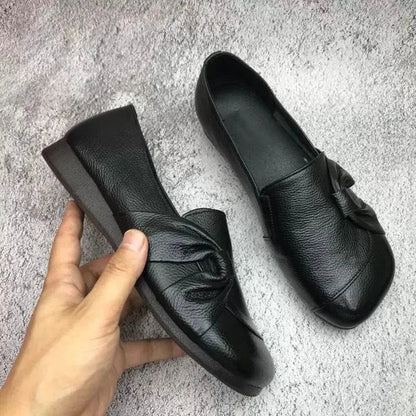Dameschoenen Leren Zool Antislip Comfortabel - Mode Vibes