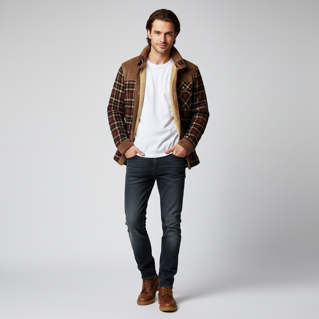 Heren Winterjas Warm en Waterdicht met Fleecevoering - Mode Vibes