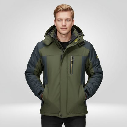 Waterdichte Herenjas Outdoor Warm Gevoerd Winddicht - Mode Vibes