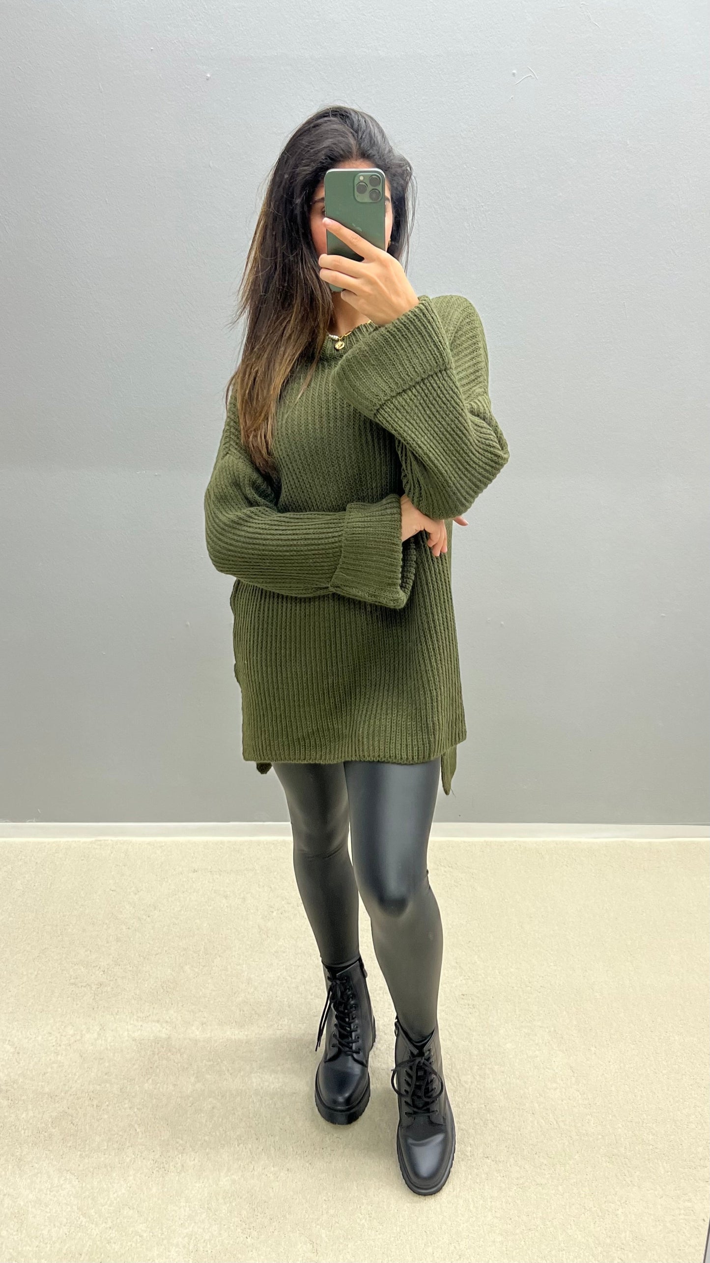 Dunne Heren Trui Pullover Zwart - Mode Vibes