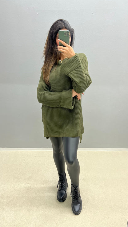 Dunne Heren Trui Pullover Zwart - Mode Vibes