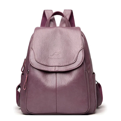 Leren Dames Rugzak Vintage Stijl Isabella