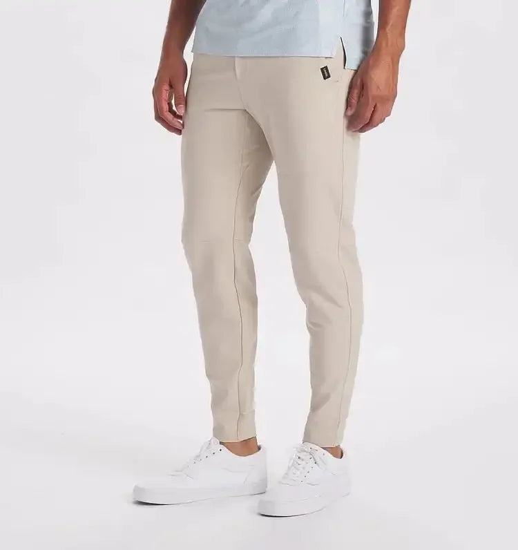 Chino Jogger Heren Slim Fit Broek Olivier