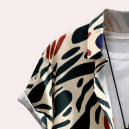 Korte Mouwen Overhemd Heren Casual Rafael