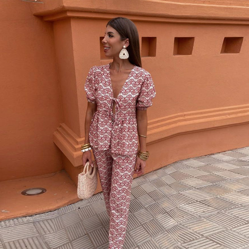 Dames Casual Set Comfortabele Pasvorm - Mode Vibes
