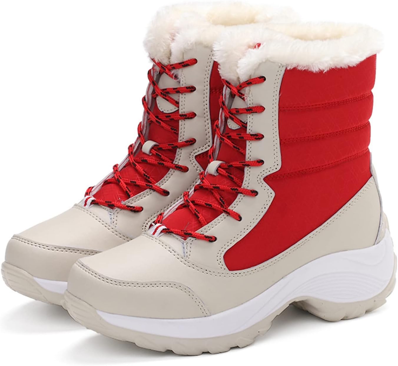 Witte Snowboots Plateau Fina Sneeuwlaarzen Voor Vrouw