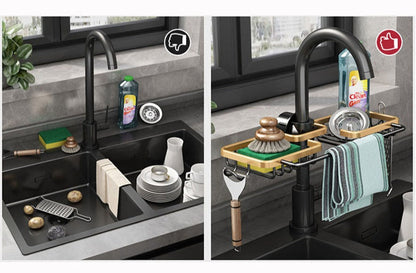 Gootsteen Organizer Keuken Opberglas Modern Design