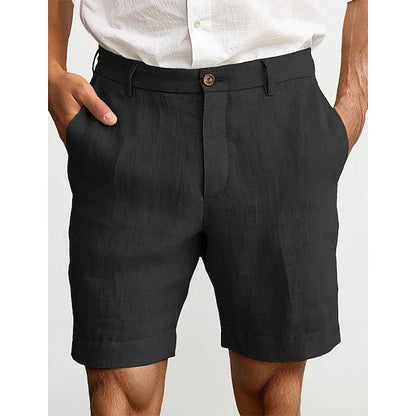 Heren Linnen Chino Short Zomer Comfortabel