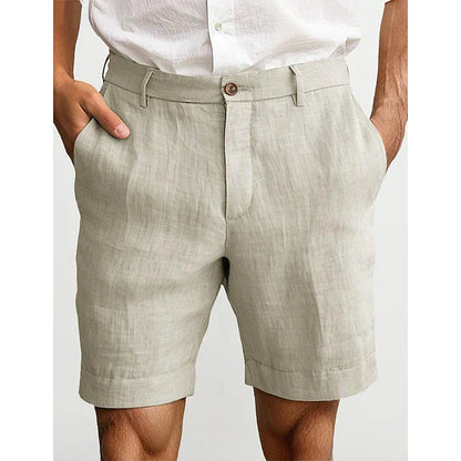 Heren Linnen Chino Short Zomer Comfortabel - Mode Vibes