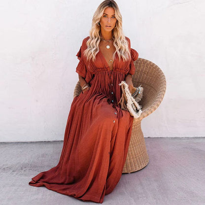 Strandjurk Maxi Sienna Zomerjurk Vrouwen