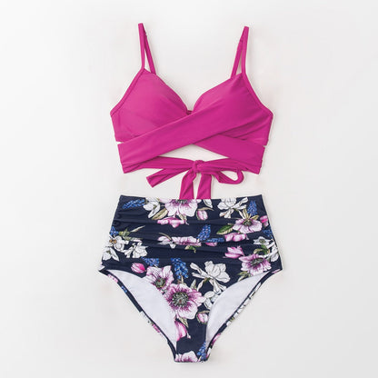 Hoge Bikini BroekSexy High Waist Badpak