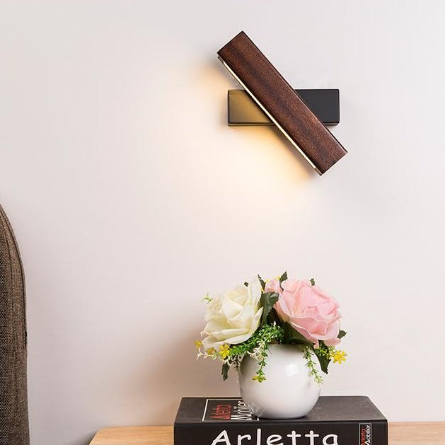 LED Wandlamp Houten Draaibaar Modern Design