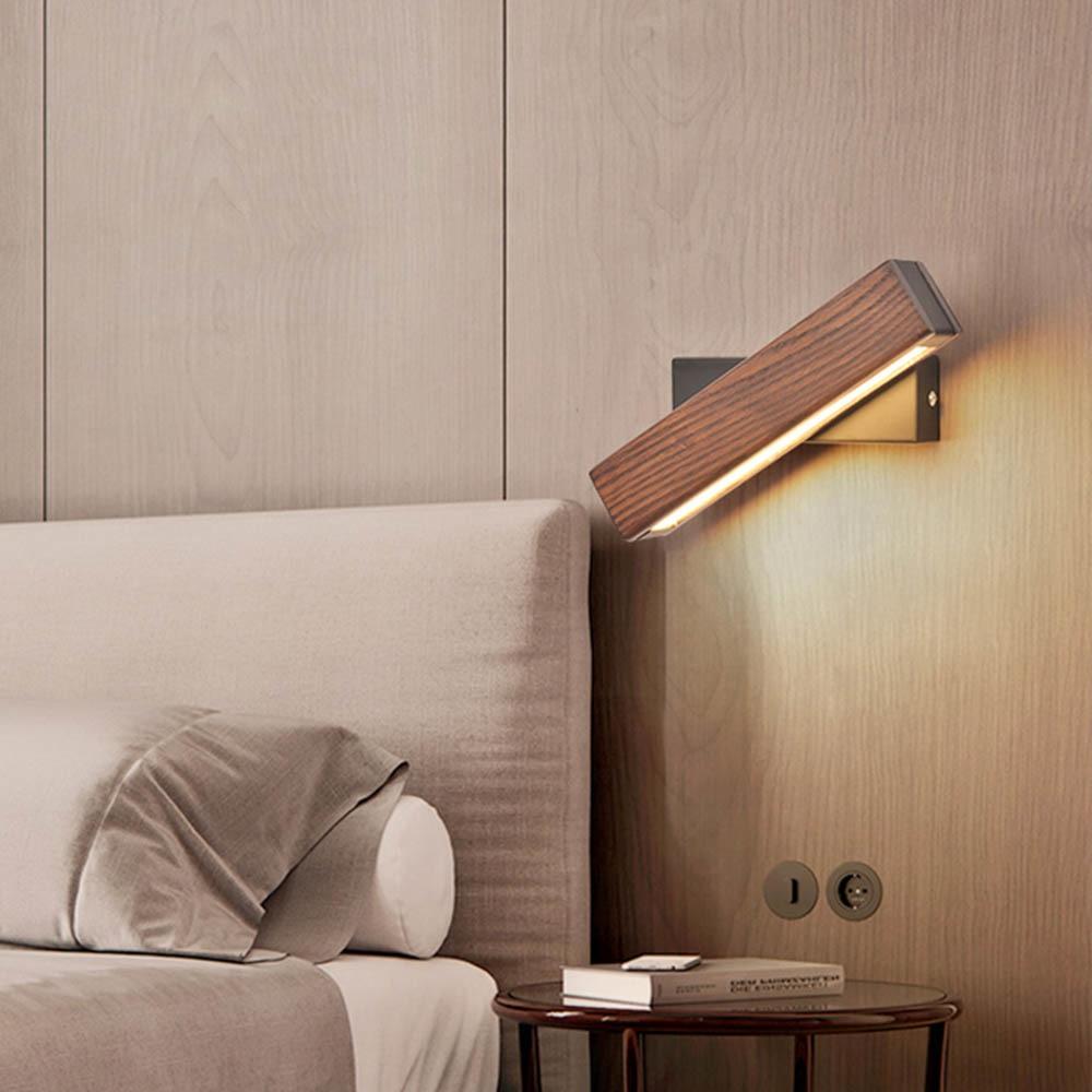 LED Wandlamp Houten Draaibaar Modern Design - Mode Vibes