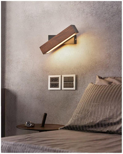 LED Wandlamp Houten Draaibaar Modern Design