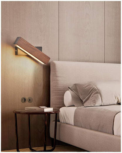 LED Wandlamp Houten Draaibaar Modern Design
