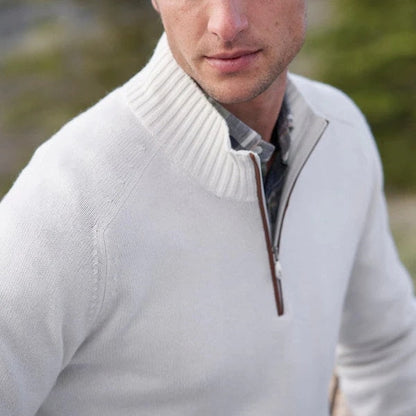 Herentrui Warme Cashmere Turtleneck Trui voor Mannen - Mode Vibes