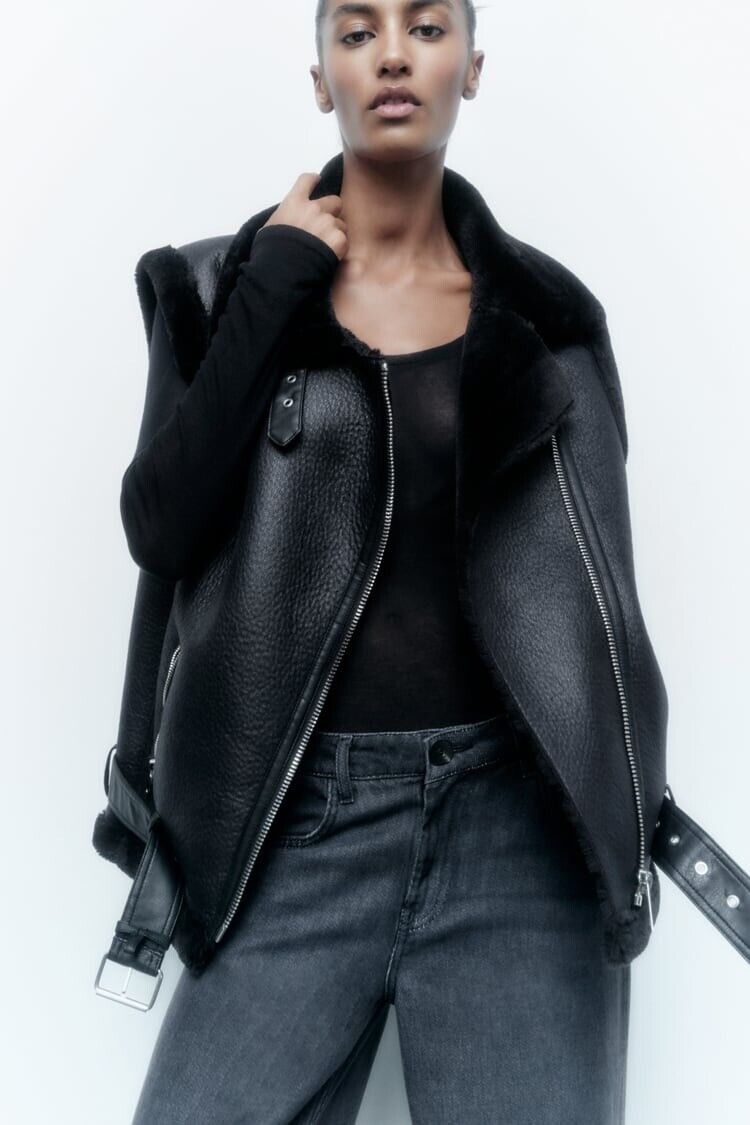 Leren Bodywarmer Warm en Stylish