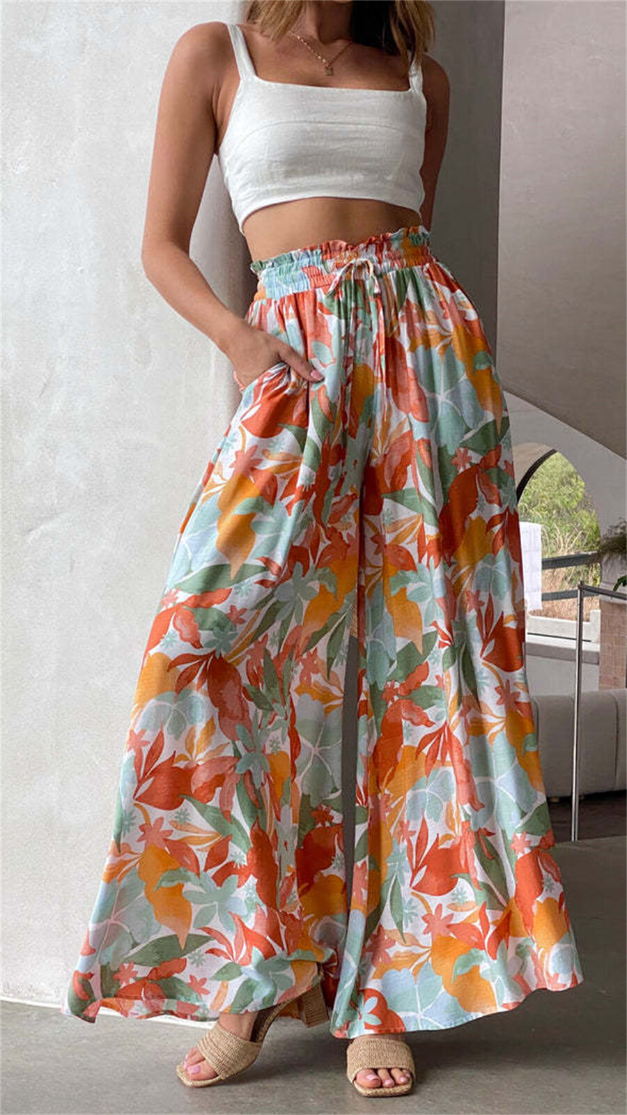Damesbroek met Trekkoord Comfortabele Zomerkleding - Mode Vibes