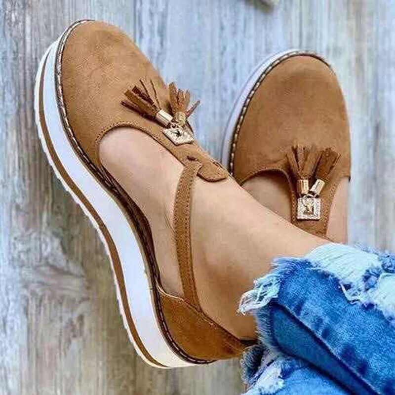 Loafer Sandalen met Kwastje Beverly Stijl - Mode Vibes