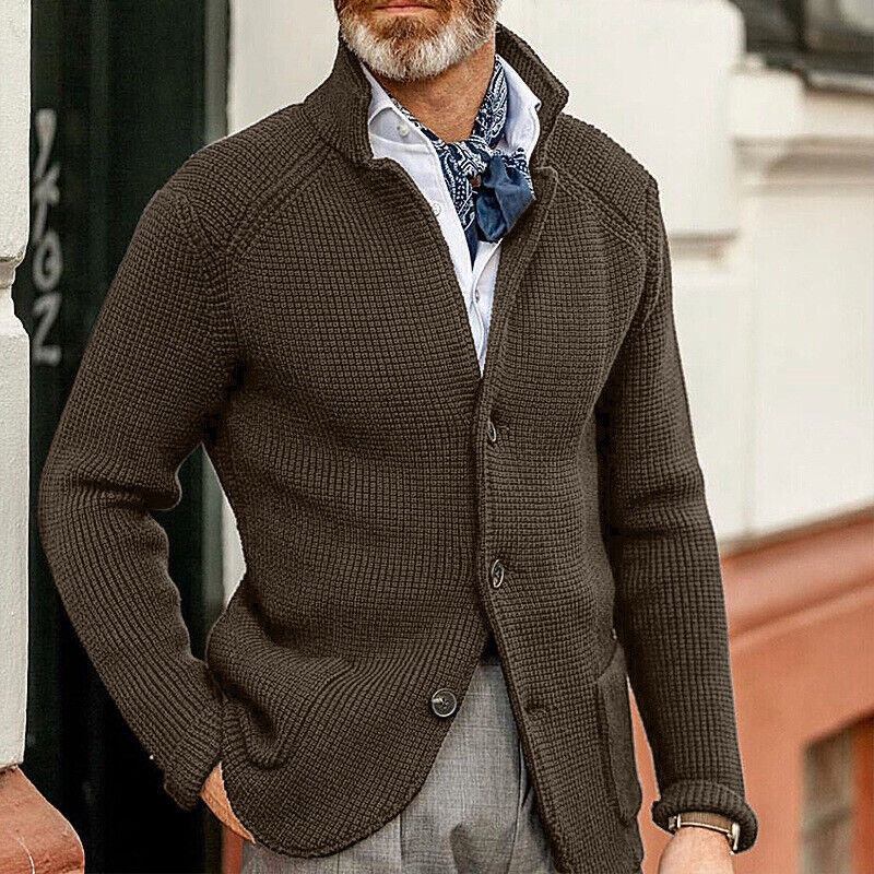 Heren Sweaterjack Warm en Comfortabel - Mode Vibes