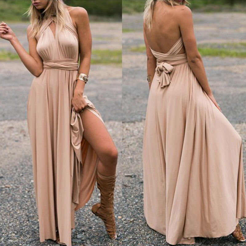 Maxi Infinity Jurk Multifunctioneel Cabrio Stijl - Mode Vibes