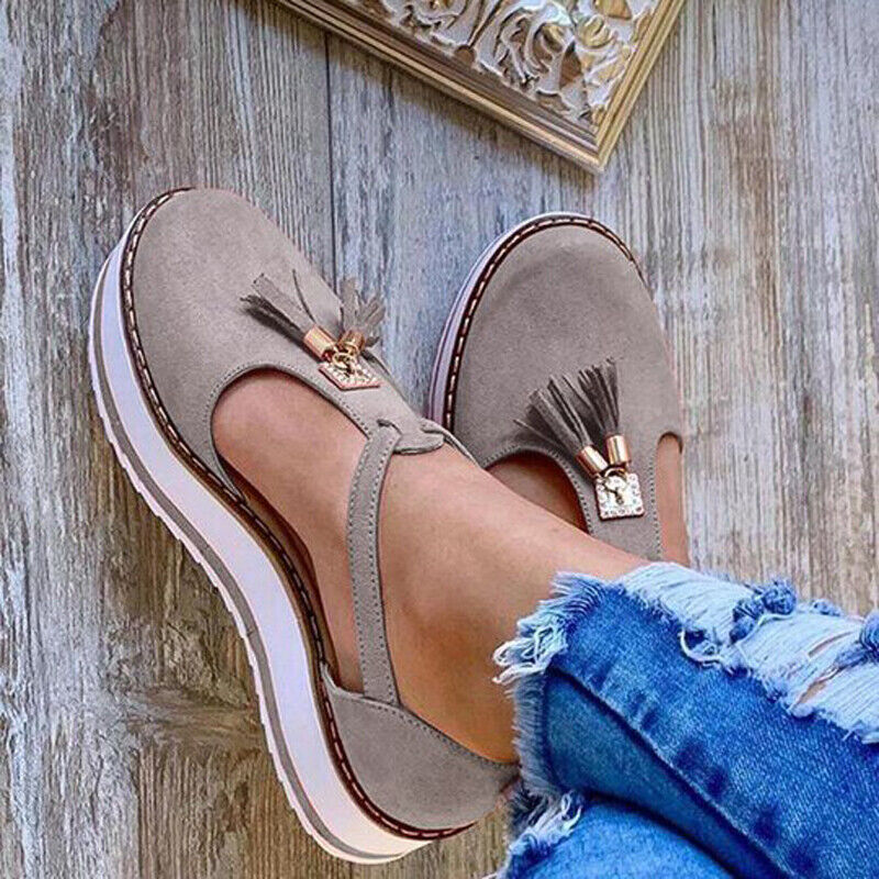 Loafer Sandalen met Kwastje Beverly Stijl