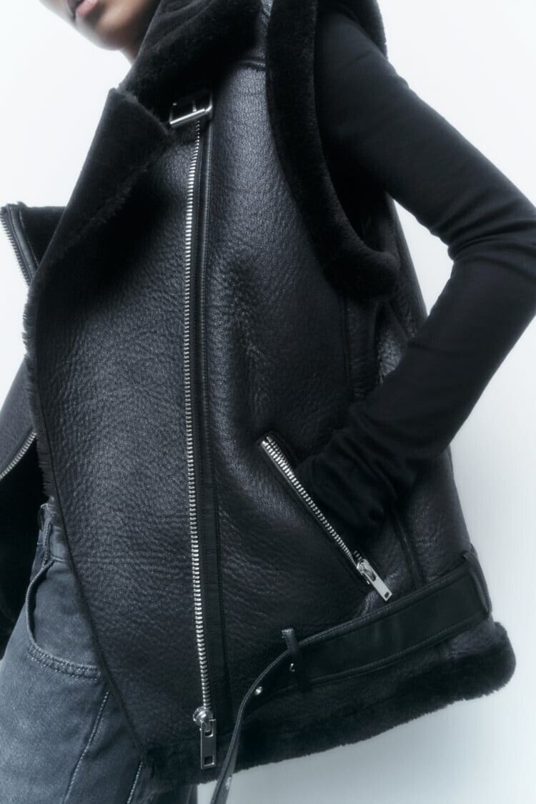 Leren Bodywarmer Warm en Stylish