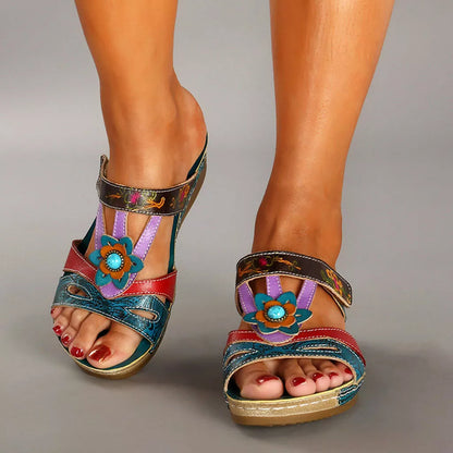 Bohemian Sandalen voor Vrouw met Riemen - Mode Vibes