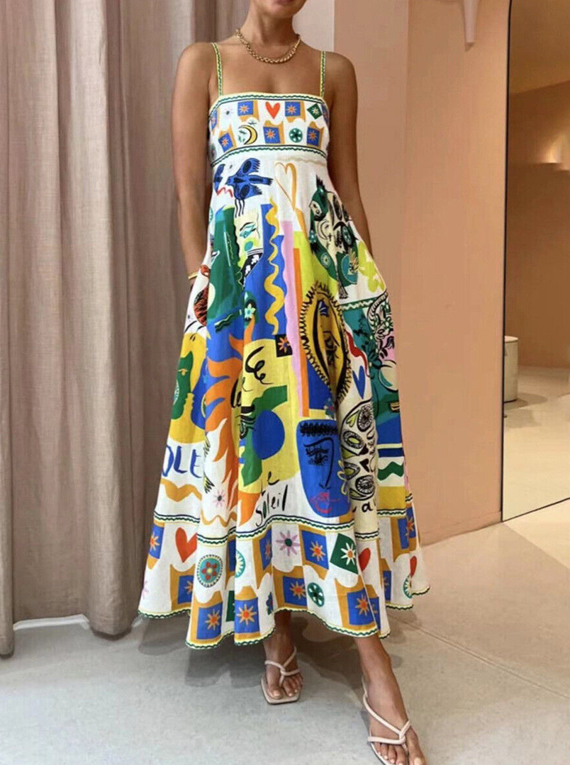 Elegante Mahonie Print Lamp Carrie - Mode Vibes