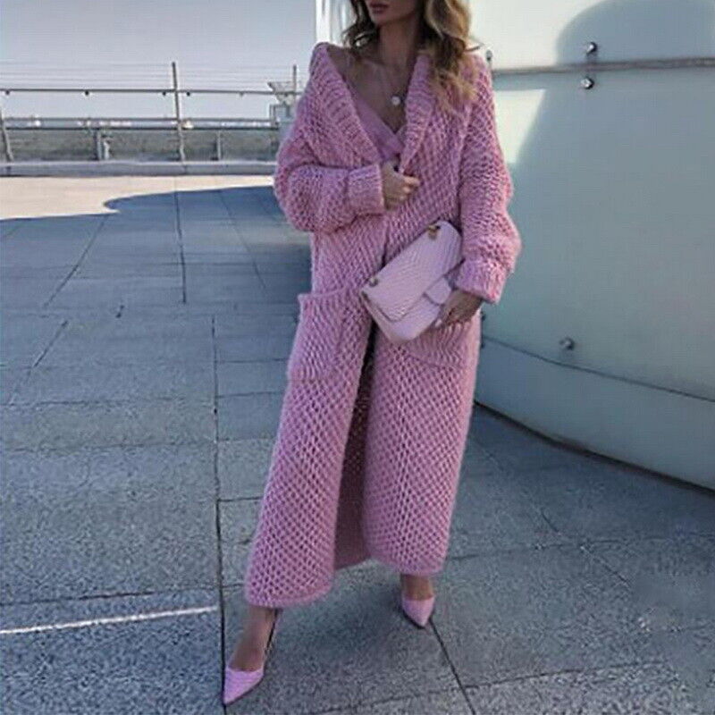 Dames Vest Lang Model Trui Sweater - Mode Vibes