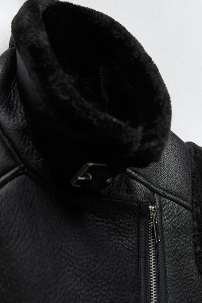 Leren Bodywarmer Warm en Stylish