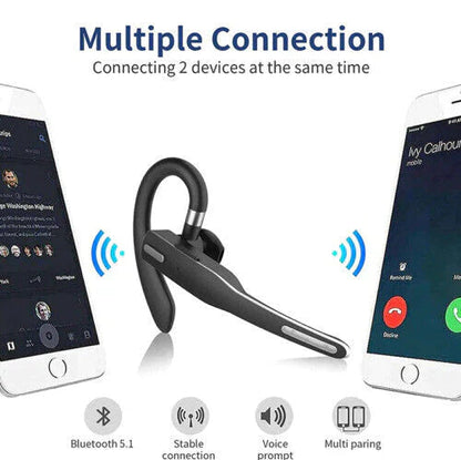 Draadloze Bluetooth Koptelefoon met Dubbele Microfoon