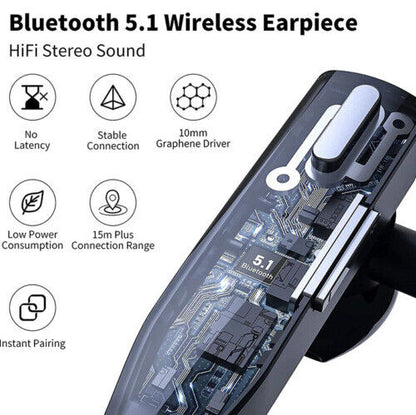 Draadloze Bluetooth Koptelefoon met Dubbele Microfoon