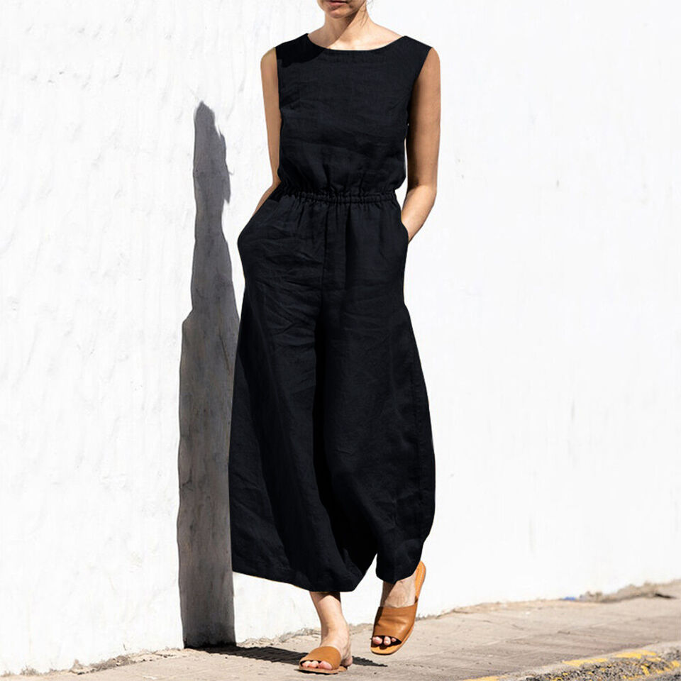 Jumpsuit Vrouw Modieus Comfortabel Zomerjurk - Mode Vibes