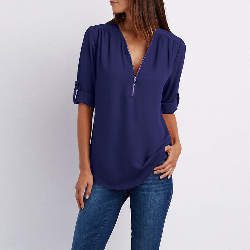 Vrouwelijke Losse Comfortabele Top - Mode Vibes
